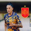 Jennifer Hermoso en un calentamiento previo a jugar con Tigres Femenil.