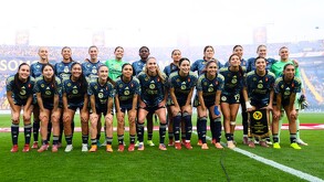 América Femenil previo al arranque de la final de vuelta.