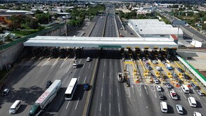 Casetas cerradas por transportistas el 24 de noviembre.