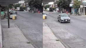 Mujer atropellada en Monterrey.