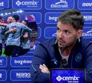 Nicolás Larcamón en conferencia de prensa Cruz Azul sobre el partido ante Chivas.