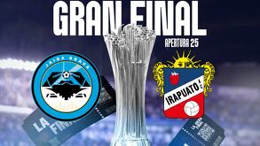 Copa de campeón de la Liga de Expansión MX, trofeo que podría levantar en unos días el equipo de Jaiba Brava o Irapuato.