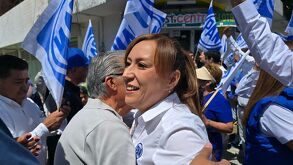 Diputada Guadalupe Leal tras registrarse para la dirigencia municipal del PAN en Puebla.