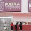 Fachada de la Secretaría de Seguridad en Puebla.