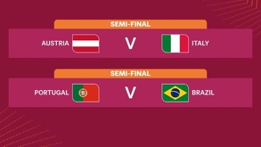 Austria, Italia, Portugal y Brasil compitieron por el pase a la Final del 2025 en el Mundial Sub-17.
