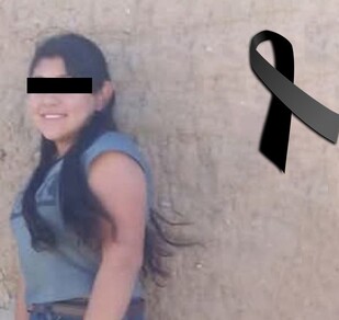 Se observa a una niña sonriendo, de cabello largo negro y con una blusa color gris.