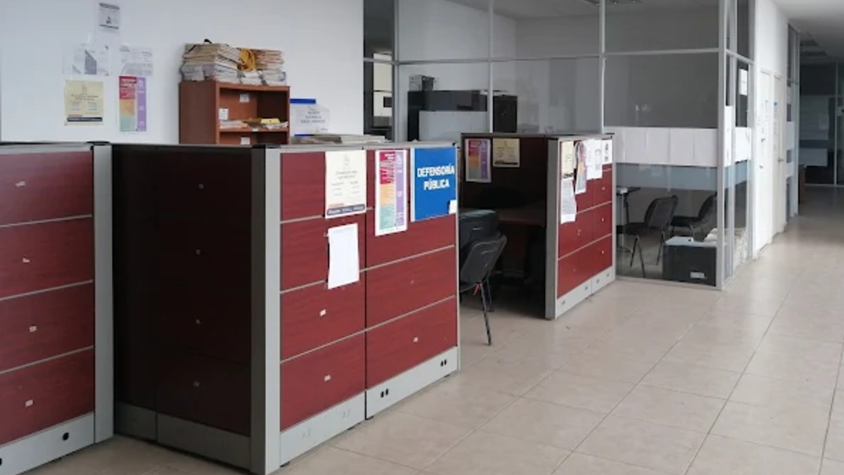 Instalaciones de la Fiscalía Regional de Huauchinango, en Puebla.