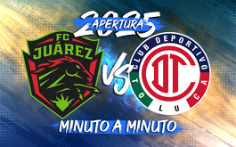 Los Bravos de Juárez se miden este miércoles a los Diablos Rojos del Toluca, en duelo de la ida de los cuartos de final del Apertura 2025