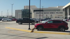 Hospital General de Gómez Palacio, donde menor que fue impactado por un motociclista era atendido.