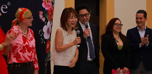 Imagen de la exposición artística de la marca Nicole Lee.