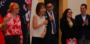 Imagen de la exposición artística de la marca Nicole Lee.