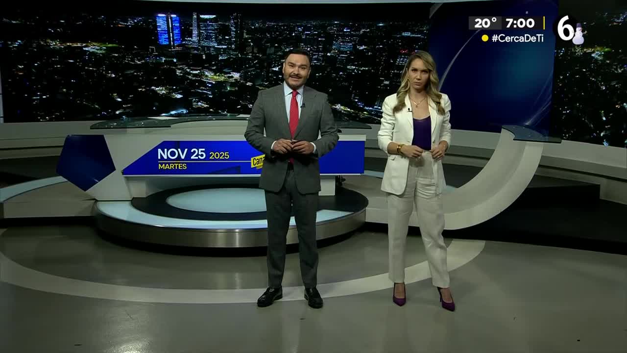 Telediario nocturno CdMx, martes 25 de noviembre de 2025.