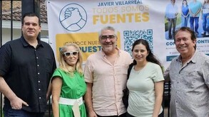 Integrantes de colonia Fuentes del Valle en San Pedro.