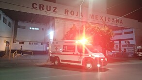 Cruz Roja de Torreón, clínica donde fue atendido un joven tras ser golpeado en un tianguis de colonia Aviación.