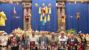 personas presentando las actividades del festival vive la navidad puebla 2025