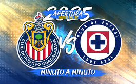 Chivas recibe a los cementeros de Cruz Azul en los cuartos de final de ida.