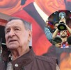 Enrique Meza en la presentación del Mural en honor a su trayectoria con los Diablos Rojos.