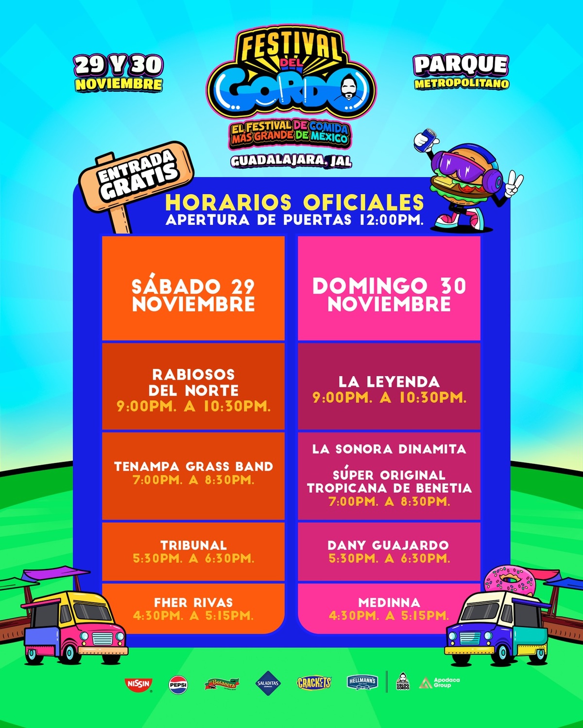 El Festival del Gordo en Guadalajara es un evento que ha ganado popularidad, con música en vivo y mucha comida.