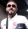 Héctor Herrera llegando a un partido del Toluca.