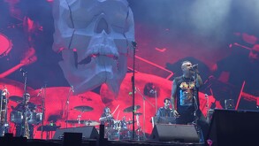Panteón Rococó en concierto en la Ciudad de México.