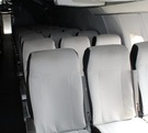asientos del interior de un avión