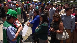 Simulacro de sismo en Ciudad de México.