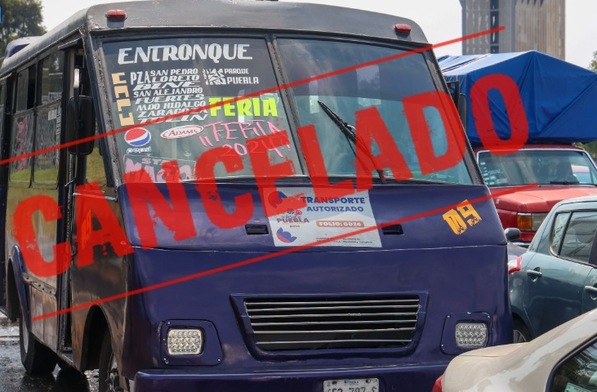 La SMT sancionó a los participantes en estas actividades clandestinas, además de retirar la concesión para que no puedan trabajar en Puebla.