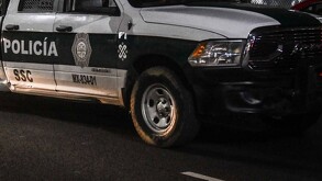 Patrulla de la SSC en el lugar de un delito en CdMx