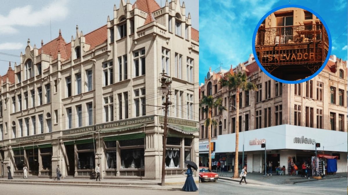 Hotel Salvador antes y en la actualidad