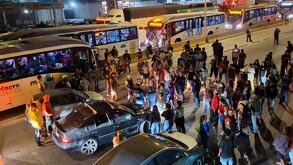 Personas se manifiestan en Periférico Sur en San Pedro Tlaquepaque