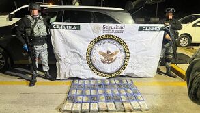 La Guardia Nacional realizó un operativo en el que logró asegura 50 paquetes de cocaína.