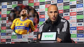 Guido Pizarro hablando en conferencia de prensa tras el partido ante Xolos de Tijuana.