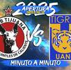 Tijuana recibe a Tigres para la ida de los Cuartos de Final de la Liga MX en este Apertura 2025.
