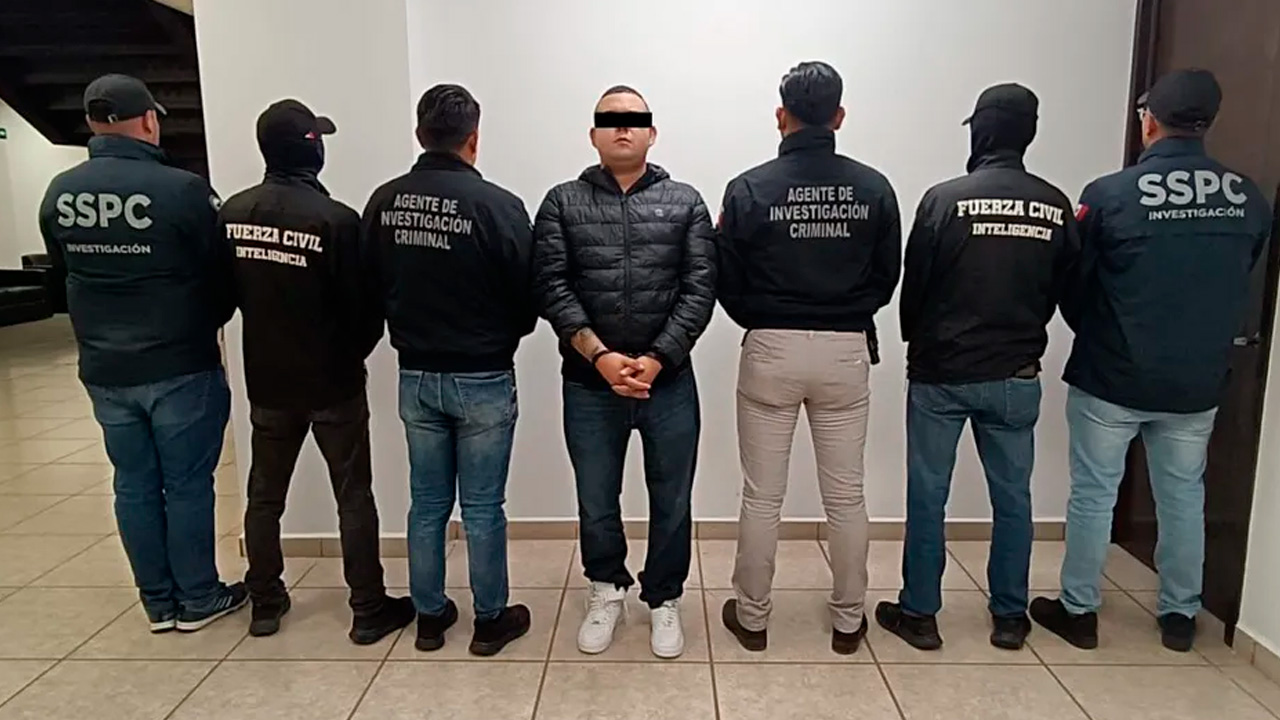 Autoridades de distintos niveles detuvieron en León, Guanajuato, a un presunto objetivo prioritario federal.