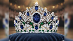 Imagen de una corona generada con IA de Gemini.