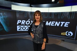 María Julia Lafuente en última transmisión de Telediario Vespertino.