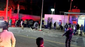 Terreno con pruebas de balas percutidas.