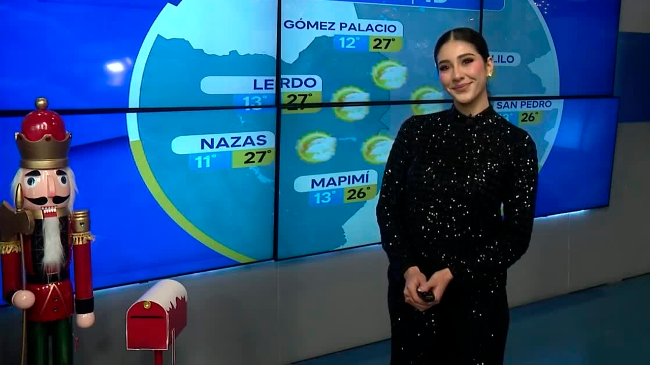 Fanny Ramírez nos da el pronóstico del tiempo en Laguna para este fin de semana.