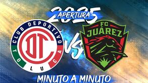 Toluca llega a la vuelta de los Cuartos de Final del Apertura 2025 con ventaja de un gol, así como también de la posición en la tabla general.