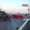 dos camionetas accidentadas y abandonadas tras balacera carretera federal puebla-tehuacán
