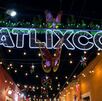 Letras del municipio de Atlixco con iluminación.