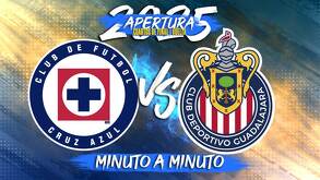 Cruz Azul recibe a Chivas en Ciudad de México para el partido de vuelta en la Liguilla del Apertura 2025.