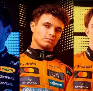 Max Verstappen, Lando Norris y Óscar Piastri lideran la tabla de pilotos en la temporada 2025 de la Fórmula 1.