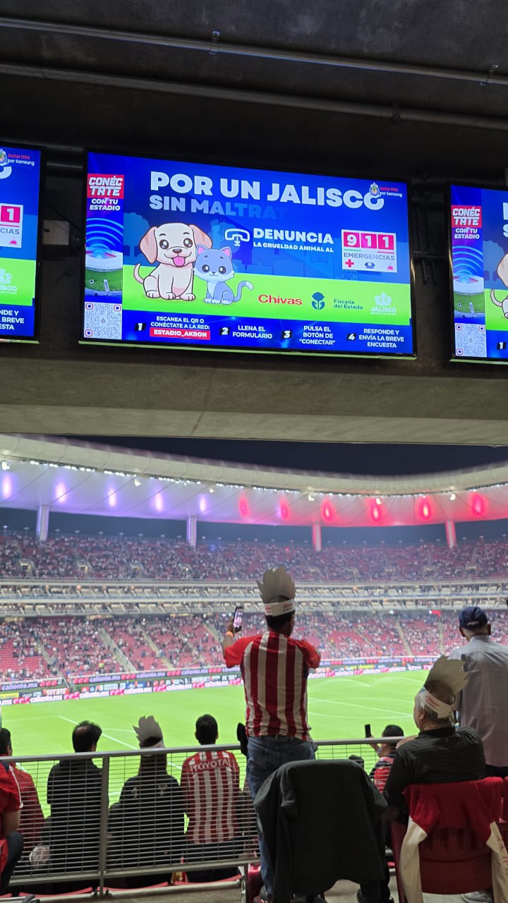 Chivas y la Fiscalía de Jalisco unen fuerzas para difundir una campaña contra el maltrato animal.