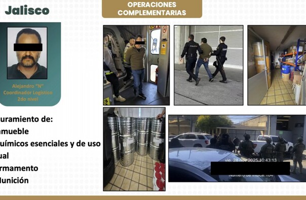 Detienen en Madrid a colaborador del CJNG.