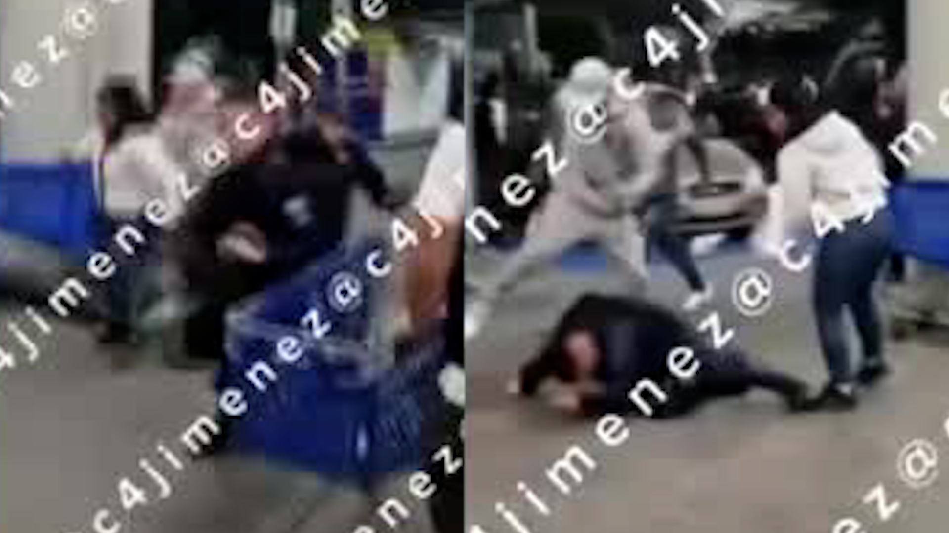 Los elementos de seguridad del Walmart en la alcaldía Cuauhtémoc sorprendieron a los farderos robando artículos de la tienda.