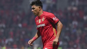 Jesús Gallardo jugando con Toluca los Cuartos de final contra Bravos en el Nemesio Diez.