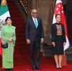 Sheinbaum reunida con Tharman Shanmugaratnam, presidente de Singapur en Palacio Nacional