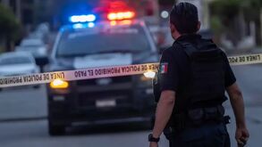 Línea de policía por asesinato de un hombre en el municipio de Petlalcingo, Puebla.