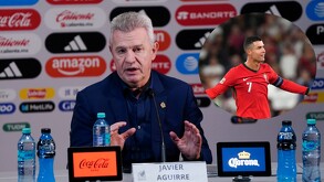 Javier Aguirre en conferencia de prensa con la Selección Mexicana.